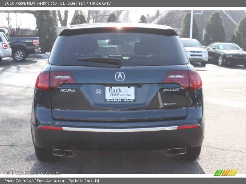 Bali Blue Pearl / Taupe Gray 2010 Acura MDX Technology