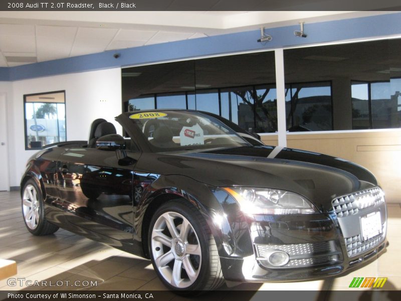 Black / Black 2008 Audi TT 2.0T Roadster