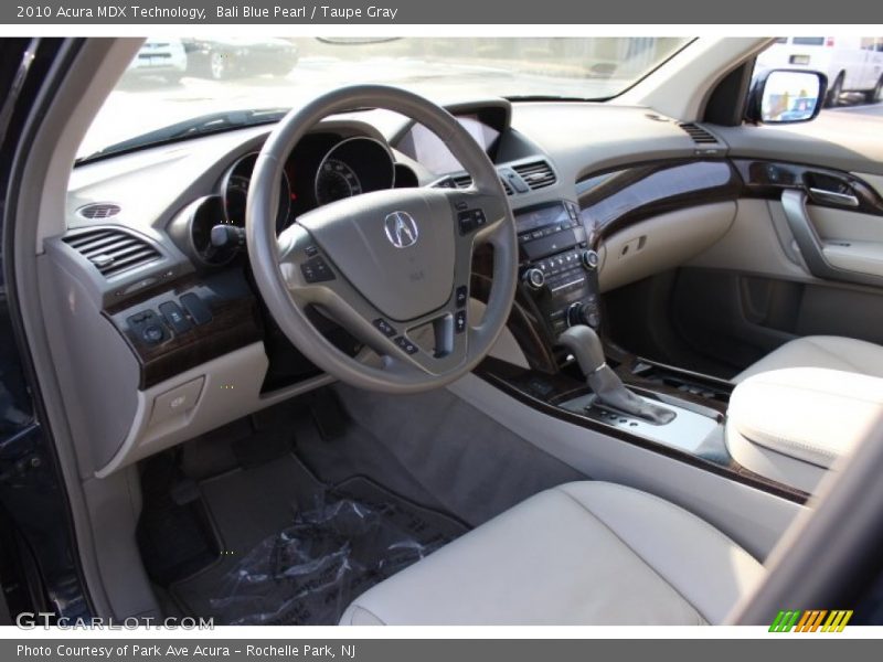 Bali Blue Pearl / Taupe Gray 2010 Acura MDX Technology