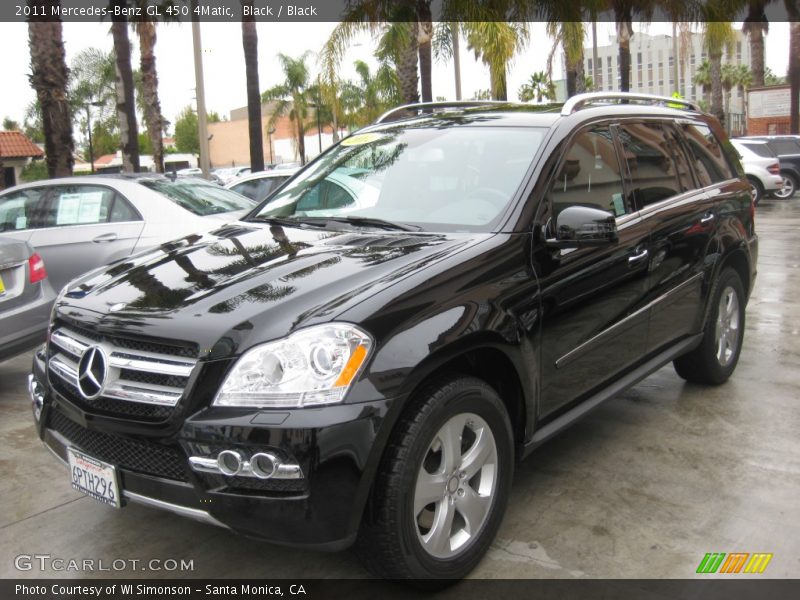 Black / Black 2011 Mercedes-Benz GL 450 4Matic