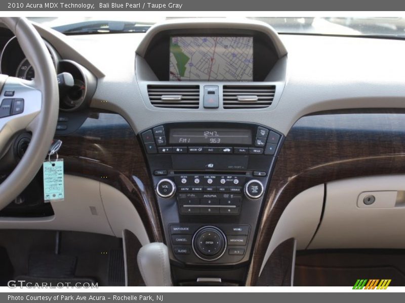 Bali Blue Pearl / Taupe Gray 2010 Acura MDX Technology