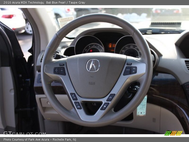 Bali Blue Pearl / Taupe Gray 2010 Acura MDX Technology