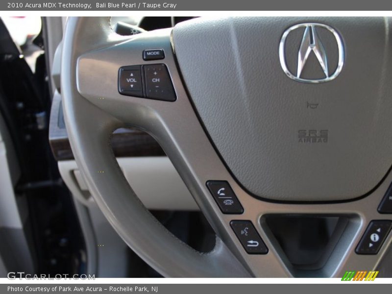 Bali Blue Pearl / Taupe Gray 2010 Acura MDX Technology