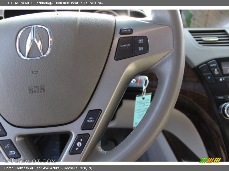 Bali Blue Pearl / Taupe Gray 2010 Acura MDX Technology
