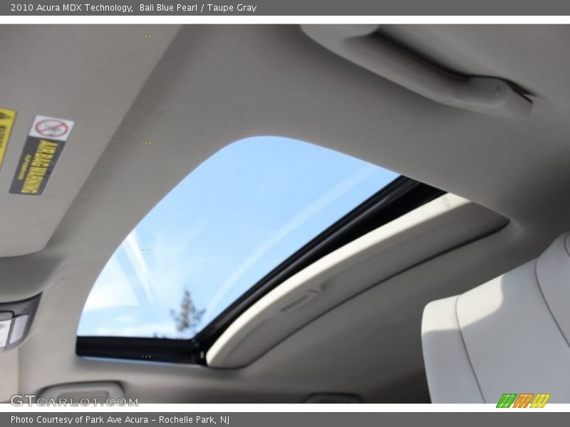 Bali Blue Pearl / Taupe Gray 2010 Acura MDX Technology