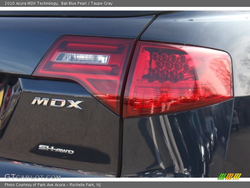 Bali Blue Pearl / Taupe Gray 2010 Acura MDX Technology