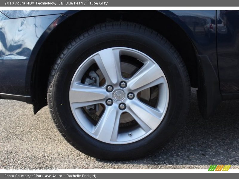 Bali Blue Pearl / Taupe Gray 2010 Acura MDX Technology