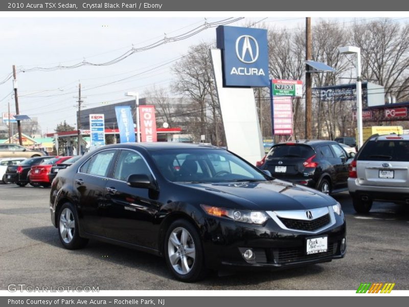 Crystal Black Pearl / Ebony 2010 Acura TSX Sedan