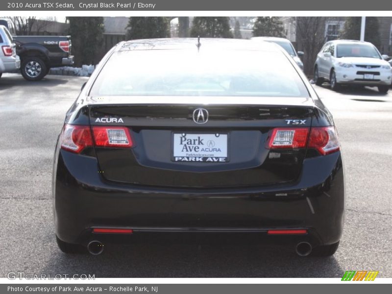 Crystal Black Pearl / Ebony 2010 Acura TSX Sedan