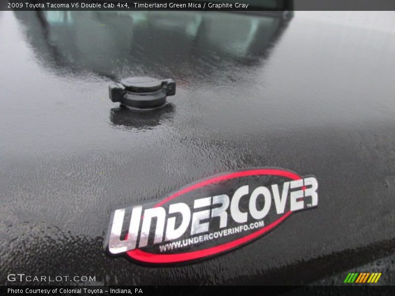 Timberland Green Mica / Graphite Gray 2009 Toyota Tacoma V6 Double Cab 4x4