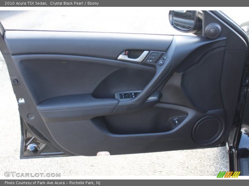 Crystal Black Pearl / Ebony 2010 Acura TSX Sedan