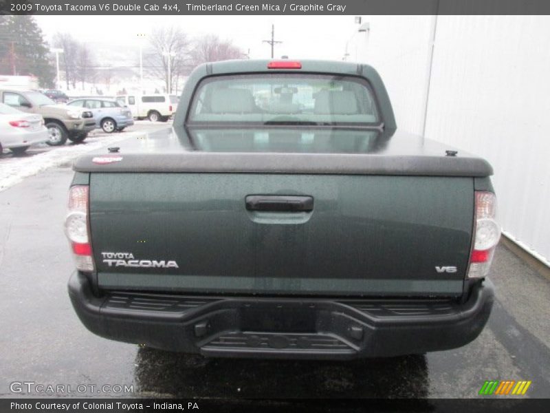 Timberland Green Mica / Graphite Gray 2009 Toyota Tacoma V6 Double Cab 4x4