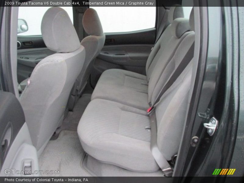 Timberland Green Mica / Graphite Gray 2009 Toyota Tacoma V6 Double Cab 4x4