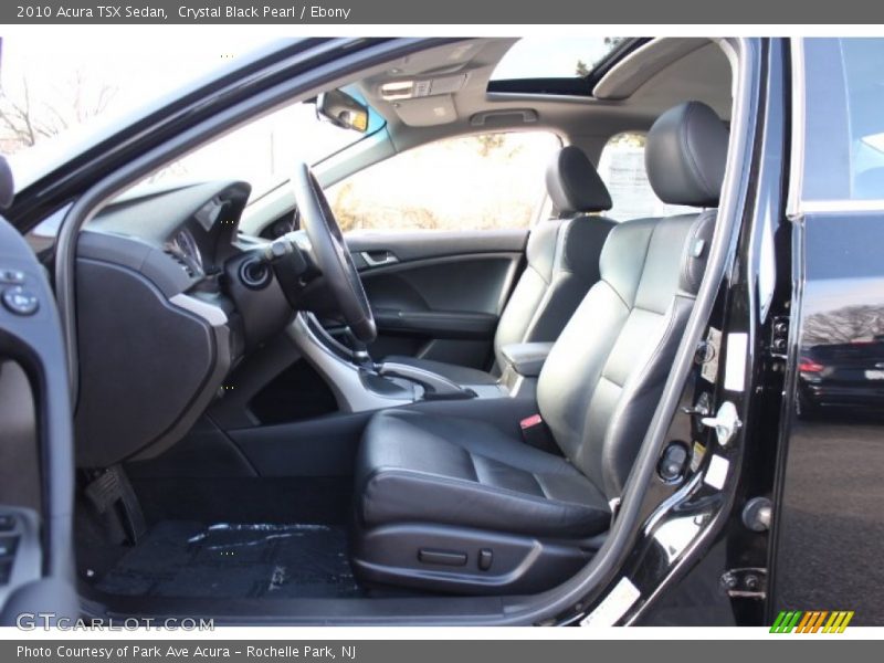 Crystal Black Pearl / Ebony 2010 Acura TSX Sedan