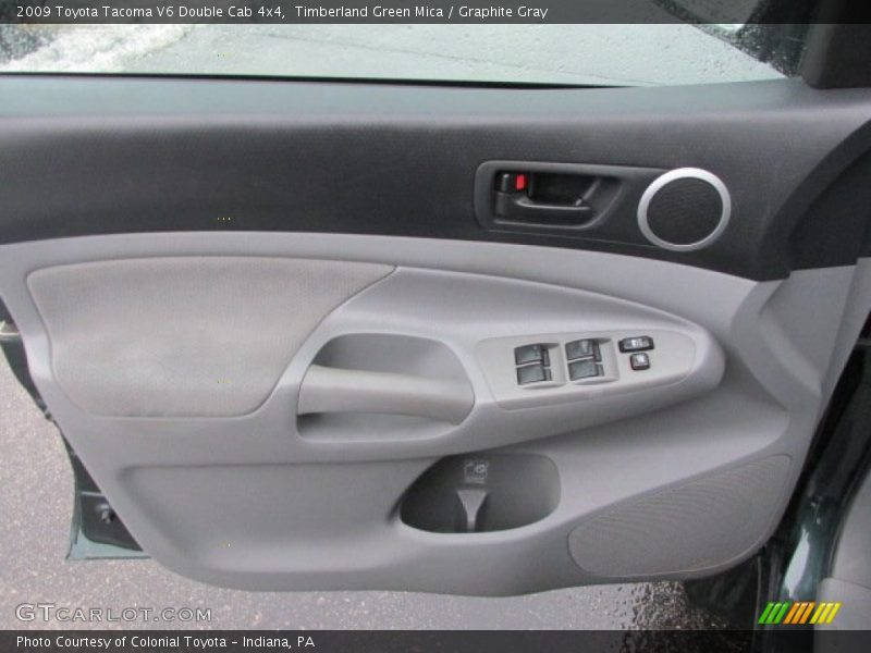 Timberland Green Mica / Graphite Gray 2009 Toyota Tacoma V6 Double Cab 4x4