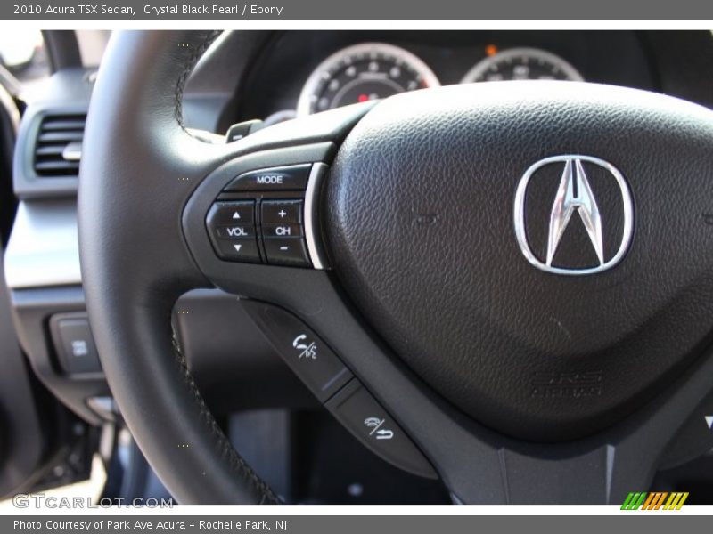 Crystal Black Pearl / Ebony 2010 Acura TSX Sedan