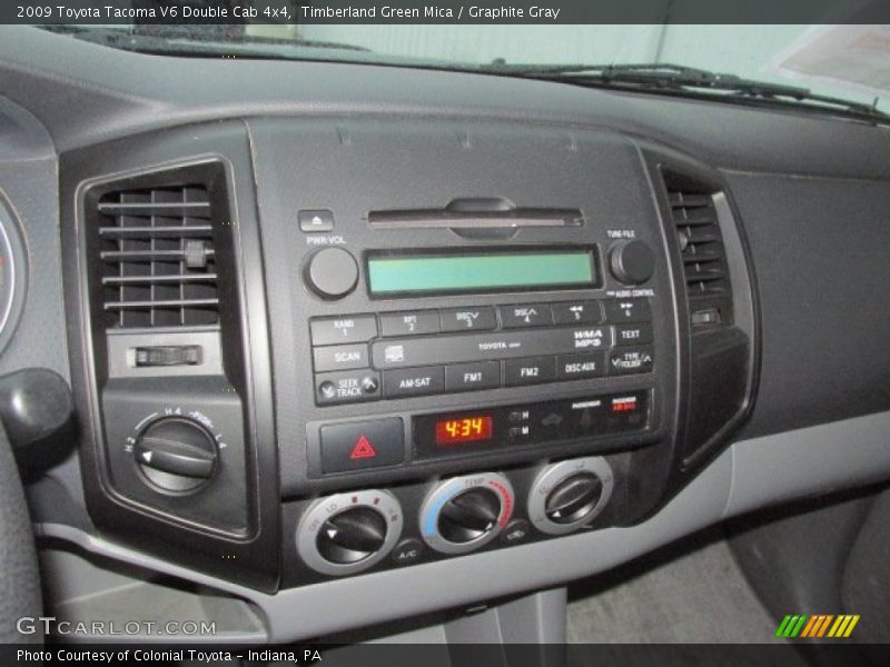 Timberland Green Mica / Graphite Gray 2009 Toyota Tacoma V6 Double Cab 4x4