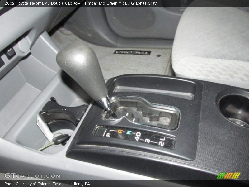 Timberland Green Mica / Graphite Gray 2009 Toyota Tacoma V6 Double Cab 4x4