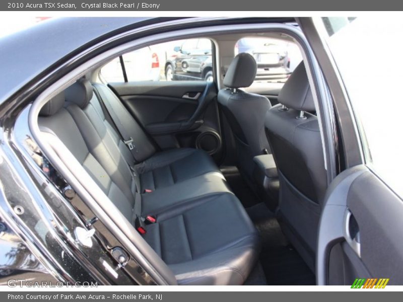Crystal Black Pearl / Ebony 2010 Acura TSX Sedan
