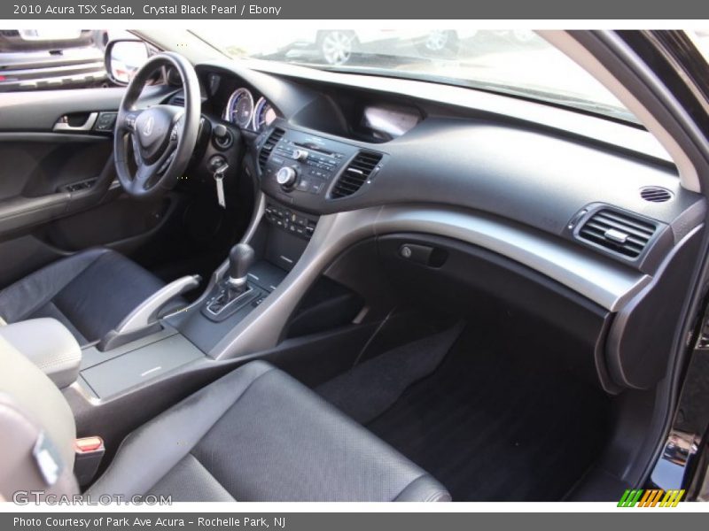 Crystal Black Pearl / Ebony 2010 Acura TSX Sedan