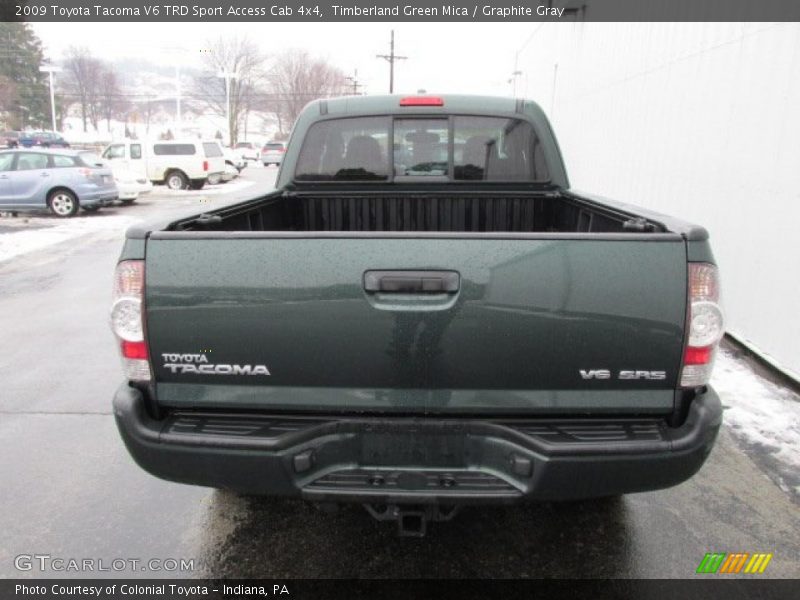 Timberland Green Mica / Graphite Gray 2009 Toyota Tacoma V6 TRD Sport Access Cab 4x4