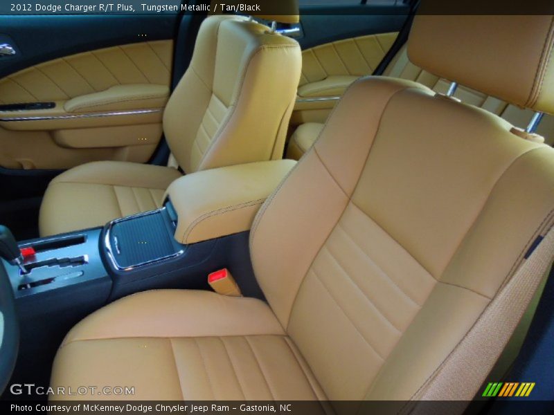 Tungsten Metallic / Tan/Black 2012 Dodge Charger R/T Plus