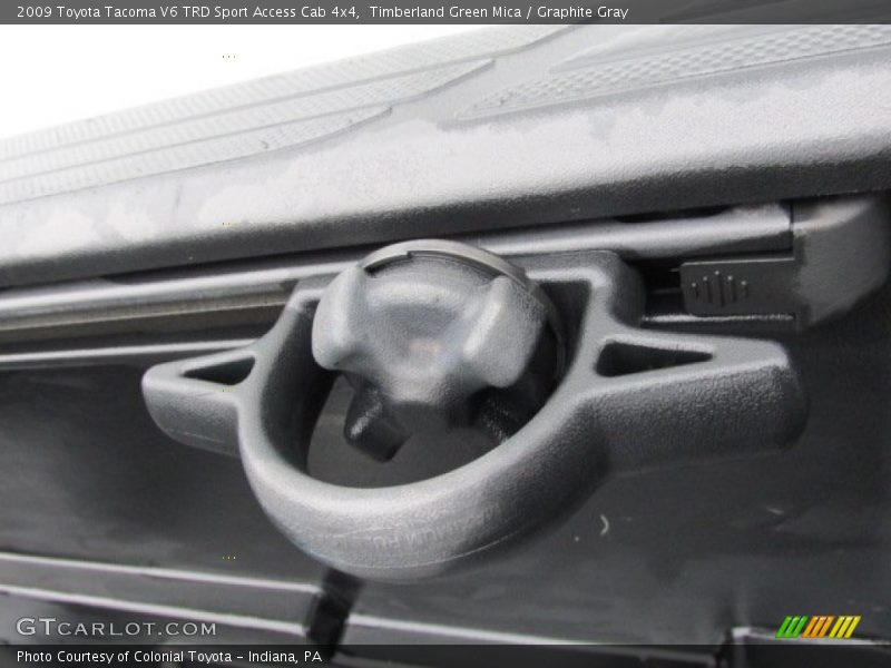 Timberland Green Mica / Graphite Gray 2009 Toyota Tacoma V6 TRD Sport Access Cab 4x4