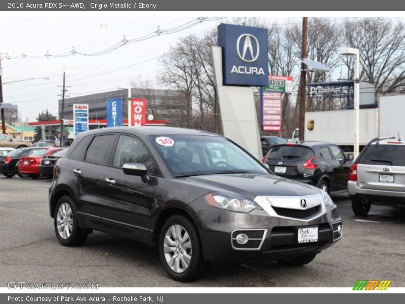 Grigio Metallic / Ebony 2010 Acura RDX SH-AWD