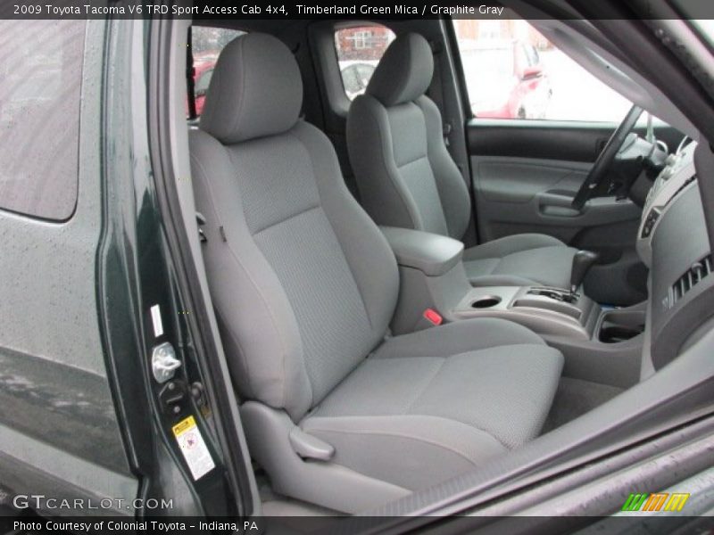 Timberland Green Mica / Graphite Gray 2009 Toyota Tacoma V6 TRD Sport Access Cab 4x4