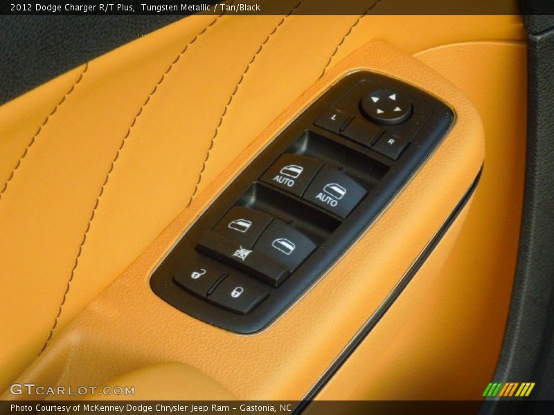 Tungsten Metallic / Tan/Black 2012 Dodge Charger R/T Plus