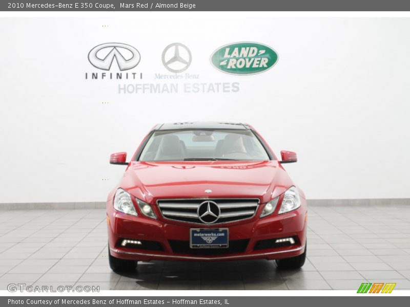 Mars Red / Almond Beige 2010 Mercedes-Benz E 350 Coupe