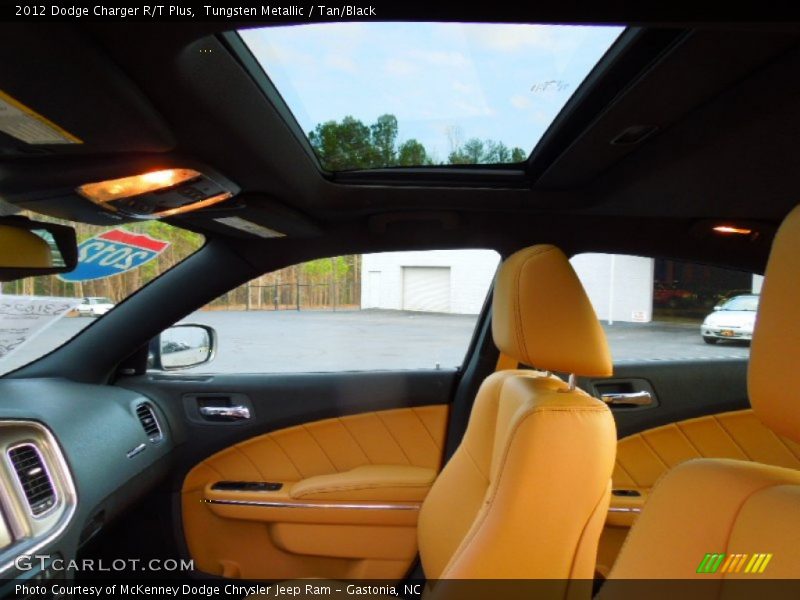 Tungsten Metallic / Tan/Black 2012 Dodge Charger R/T Plus