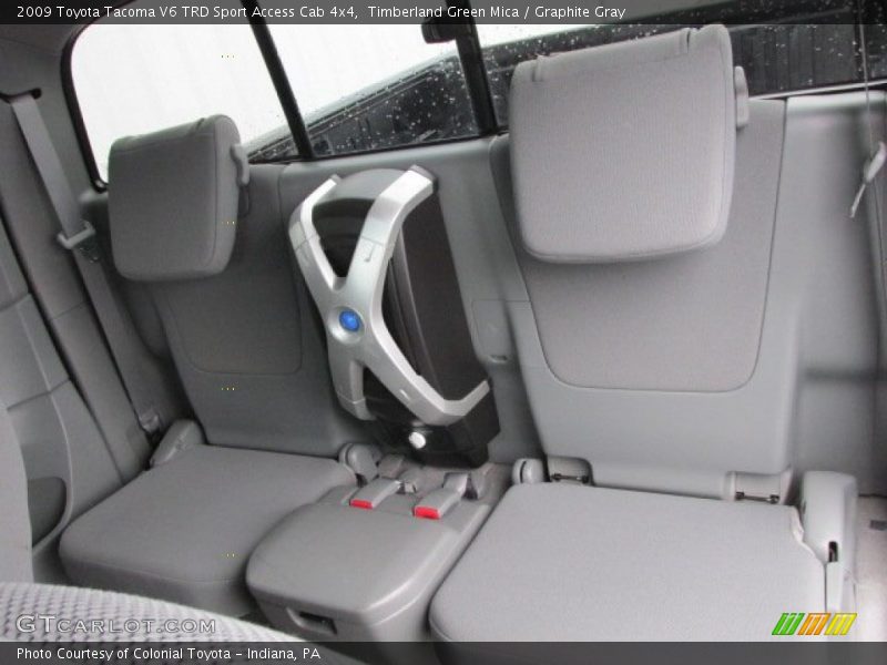 Timberland Green Mica / Graphite Gray 2009 Toyota Tacoma V6 TRD Sport Access Cab 4x4
