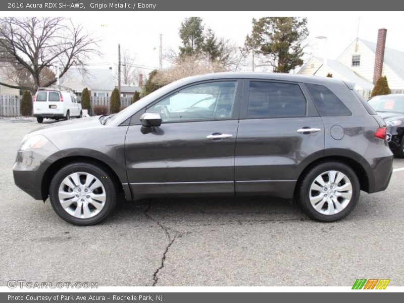 Grigio Metallic / Ebony 2010 Acura RDX SH-AWD