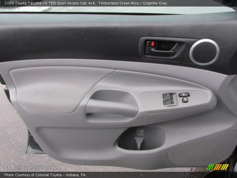 Timberland Green Mica / Graphite Gray 2009 Toyota Tacoma V6 TRD Sport Access Cab 4x4