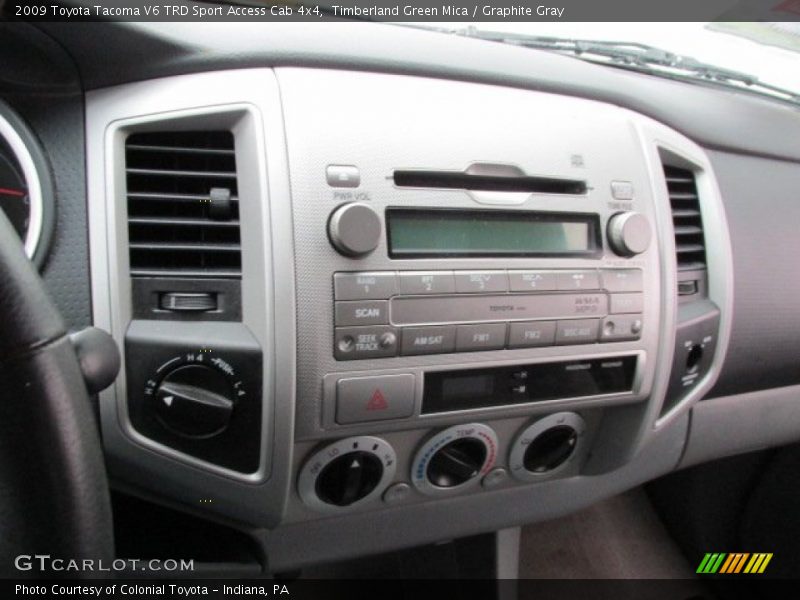 Timberland Green Mica / Graphite Gray 2009 Toyota Tacoma V6 TRD Sport Access Cab 4x4