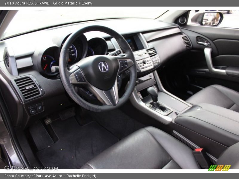 Grigio Metallic / Ebony 2010 Acura RDX SH-AWD