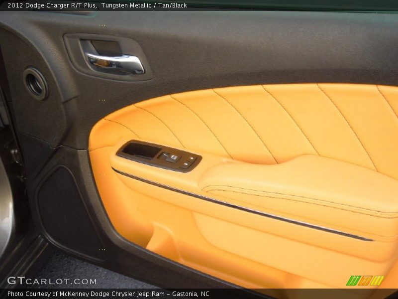 Tungsten Metallic / Tan/Black 2012 Dodge Charger R/T Plus
