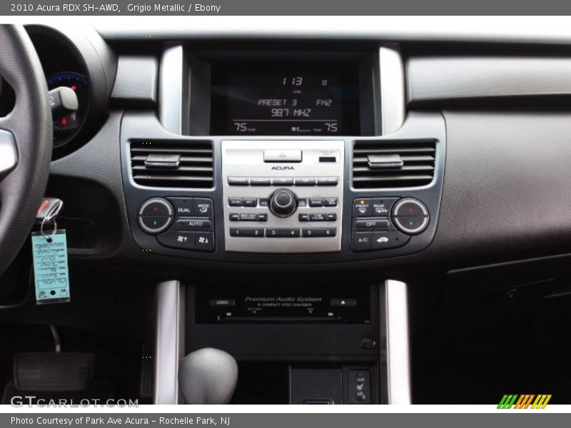 Grigio Metallic / Ebony 2010 Acura RDX SH-AWD