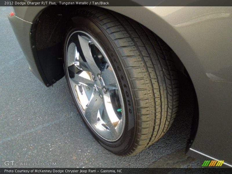 Tungsten Metallic / Tan/Black 2012 Dodge Charger R/T Plus