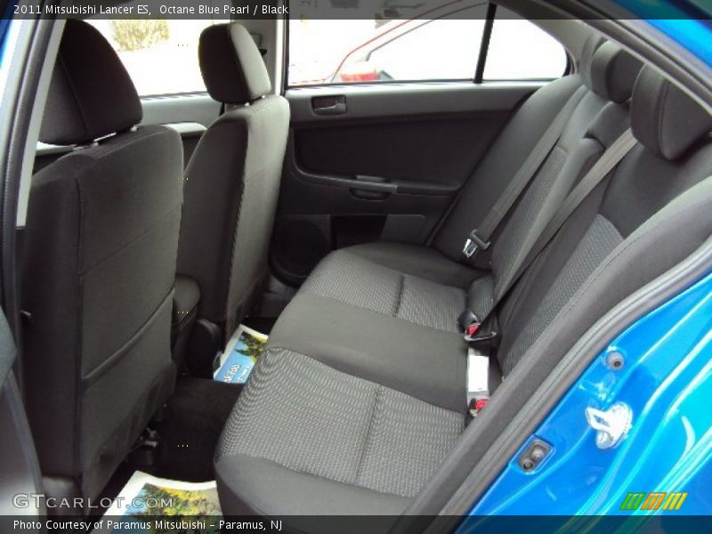 Octane Blue Pearl / Black 2011 Mitsubishi Lancer ES