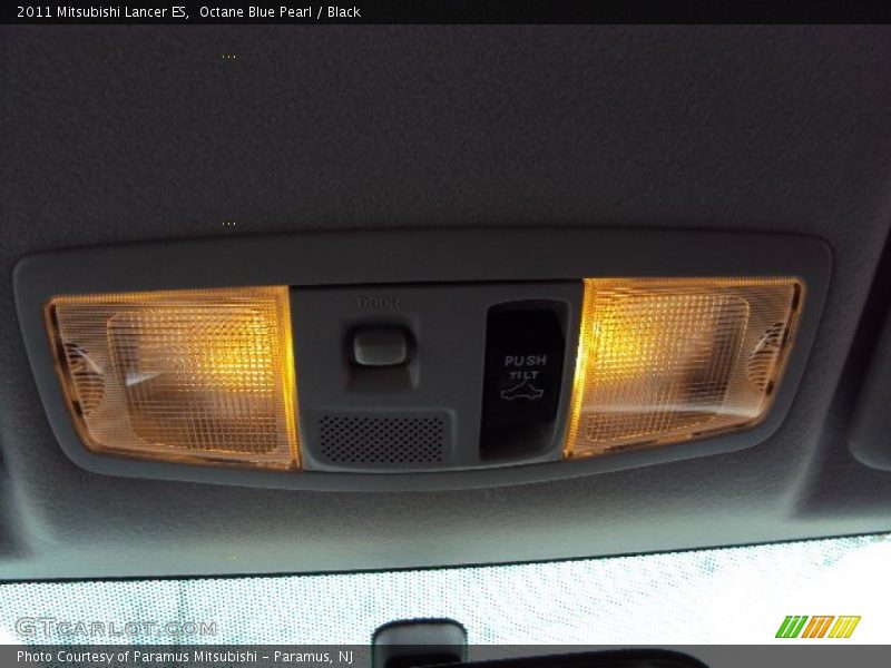 Octane Blue Pearl / Black 2011 Mitsubishi Lancer ES