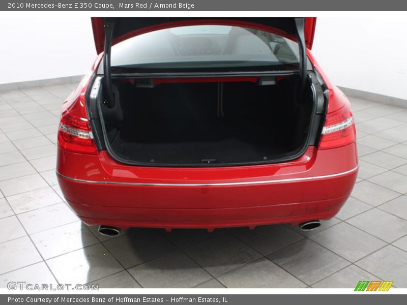 Mars Red / Almond Beige 2010 Mercedes-Benz E 350 Coupe