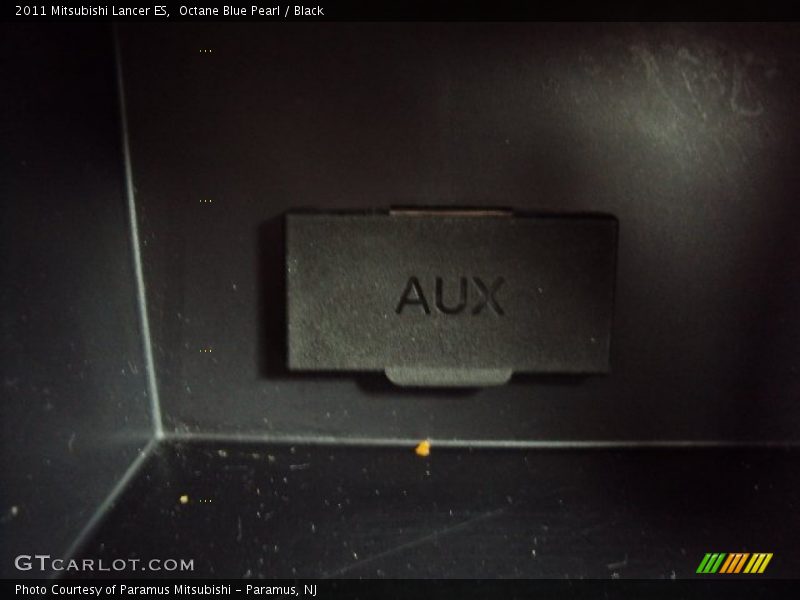 Octane Blue Pearl / Black 2011 Mitsubishi Lancer ES