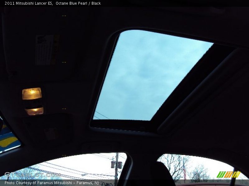 Octane Blue Pearl / Black 2011 Mitsubishi Lancer ES