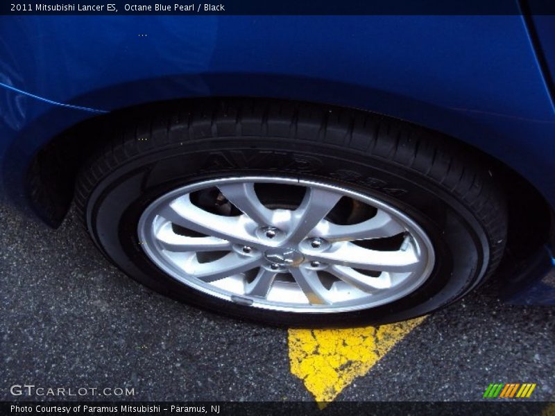 Octane Blue Pearl / Black 2011 Mitsubishi Lancer ES
