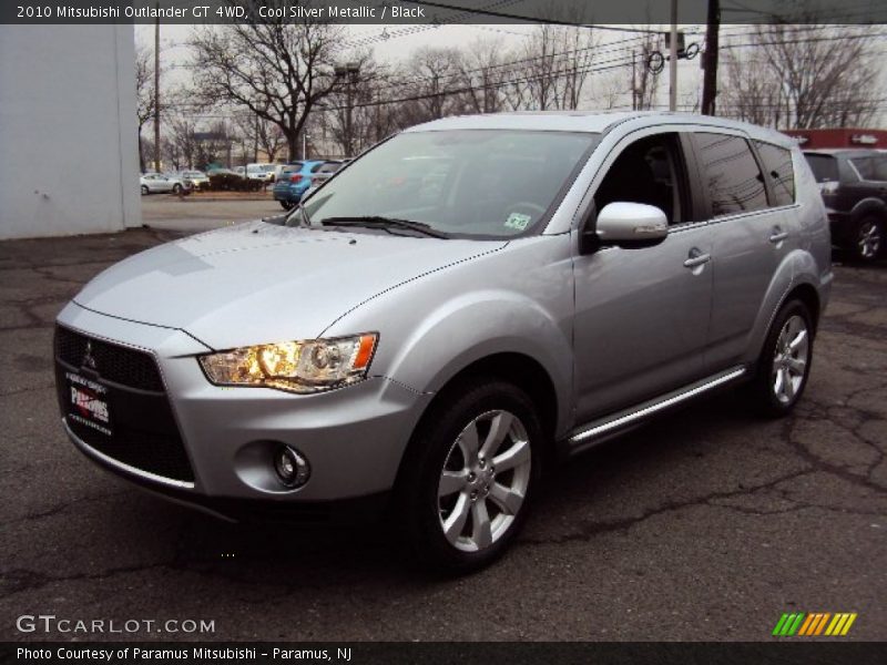 Cool Silver Metallic / Black 2010 Mitsubishi Outlander GT 4WD