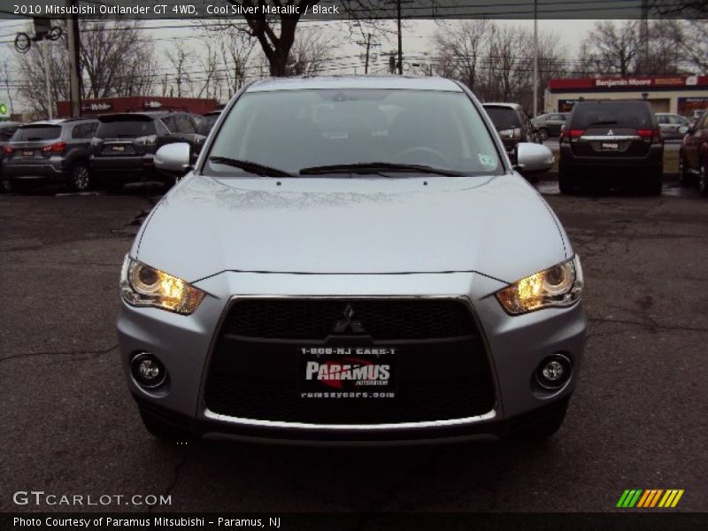 Cool Silver Metallic / Black 2010 Mitsubishi Outlander GT 4WD
