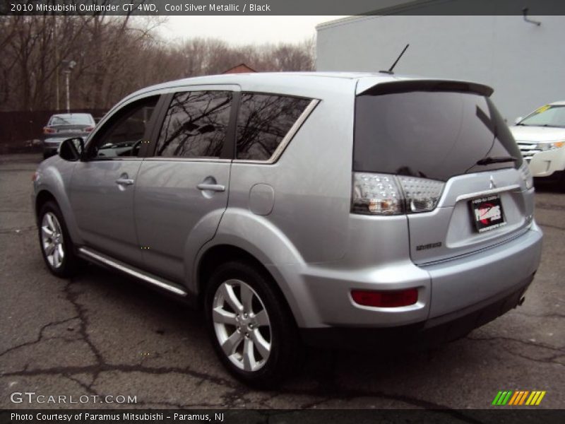 Cool Silver Metallic / Black 2010 Mitsubishi Outlander GT 4WD