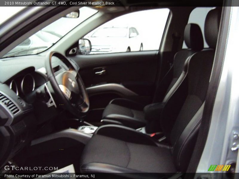 Cool Silver Metallic / Black 2010 Mitsubishi Outlander GT 4WD